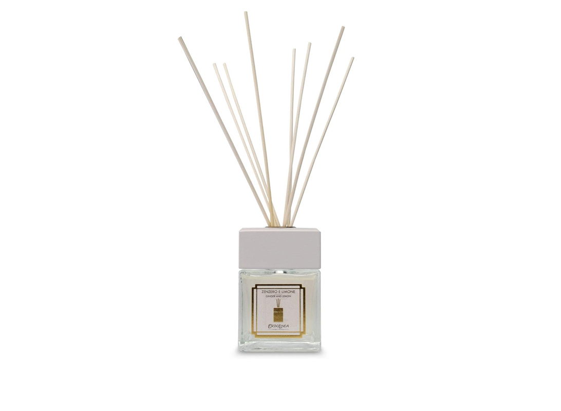 Diffusore a bastoncini Erbolinea linea classica zenzero e limone