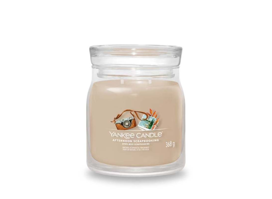 Yankee candle afternoon scrapbooking