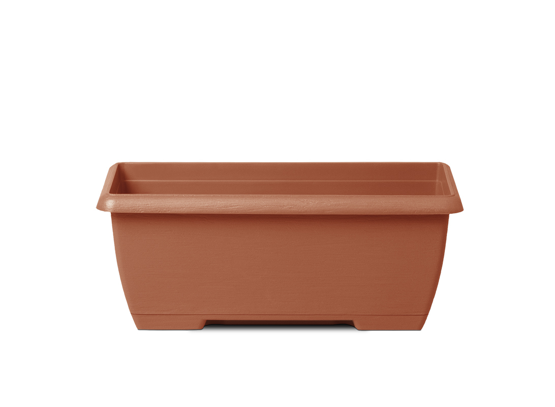 Cassetta Terrae Midi con sottocassetta Terracotta
