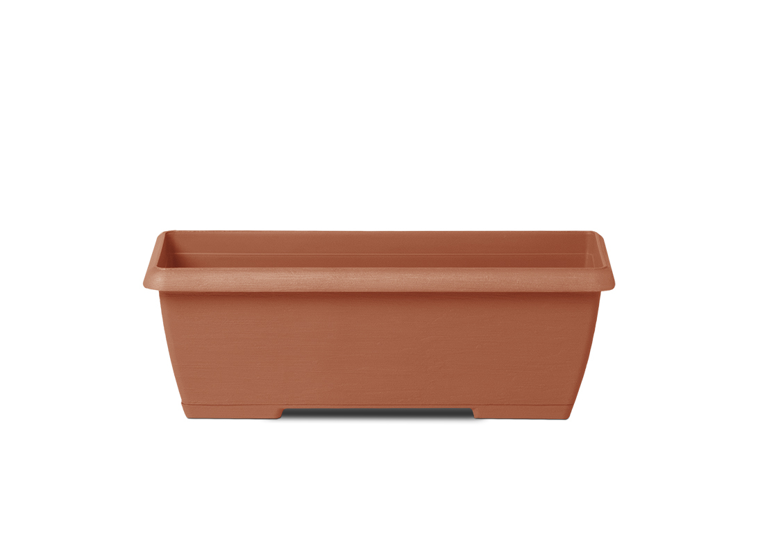 Cassetta Terrae con sottocassetta col. terracotta