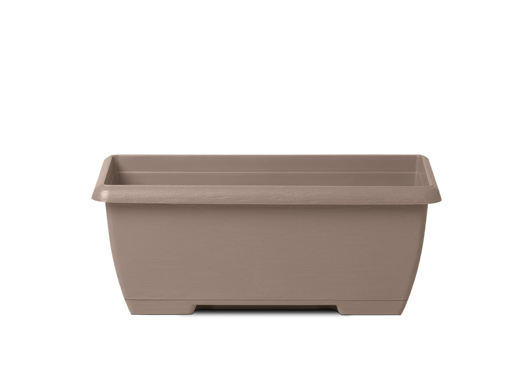 Cassetta Terrae midi con sottocassetta beige scuro