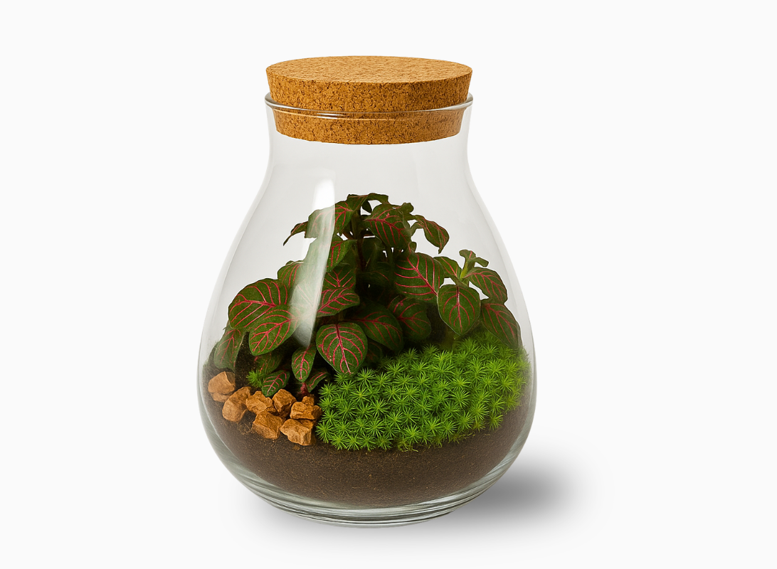 Terrarium con Fittonia Lilly 002