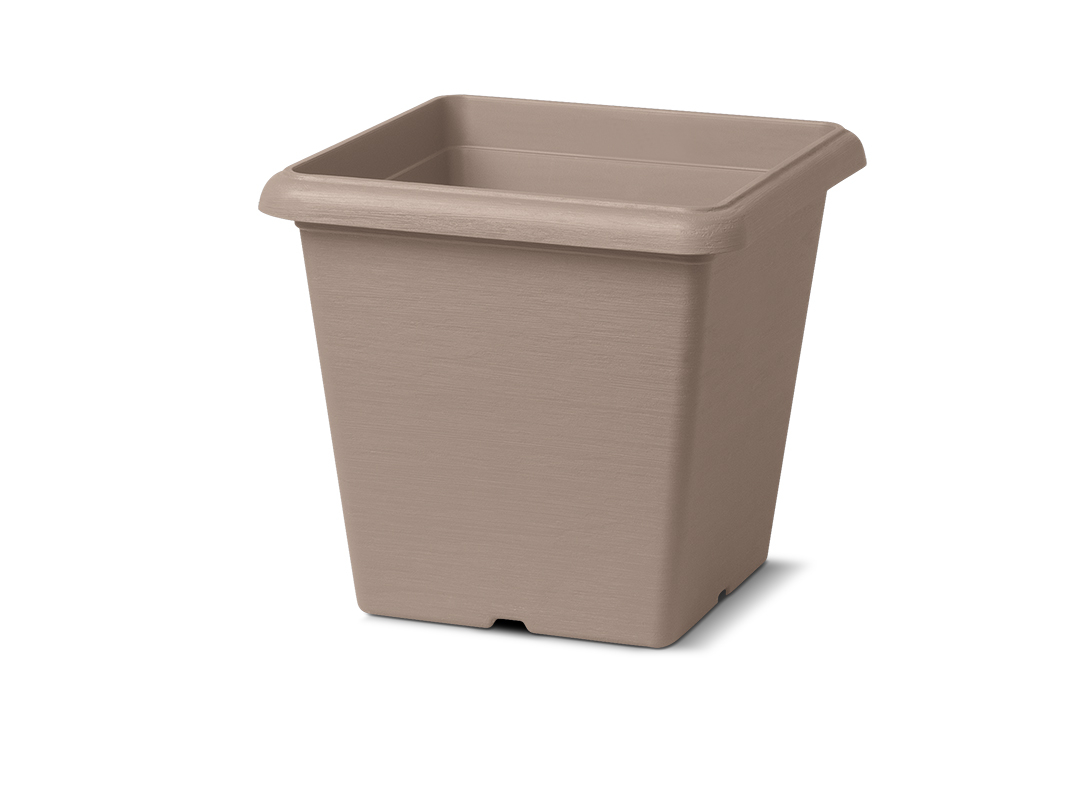 Vaso quadro Terrae beige scuro