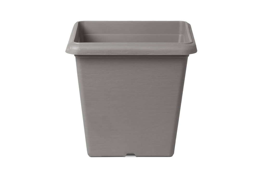 Vaso quadro Terrae Grigio fumo